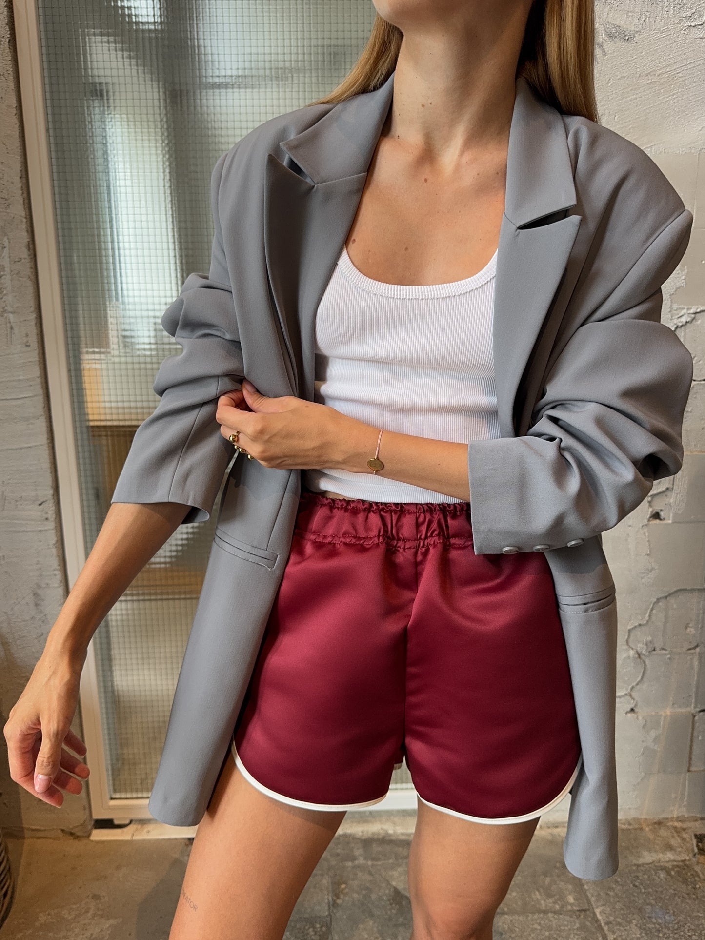 Шорти з сатину