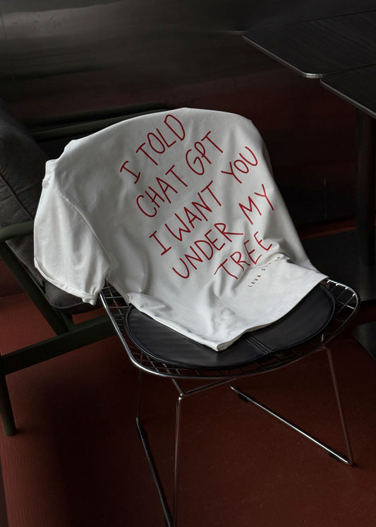 Футболка чоловіча «I told chat gpt»