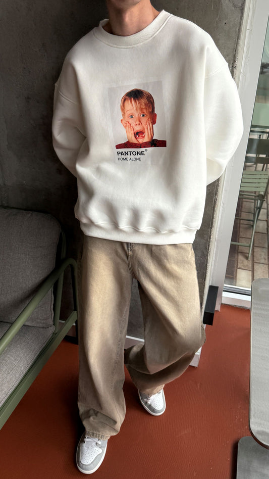 Світшот чоловічий «Home Alone»