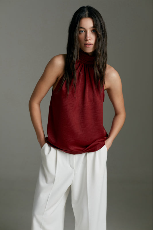 Топ із сатину