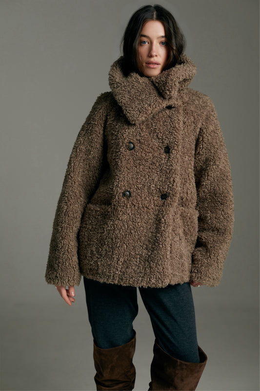 Шуба з екохутра