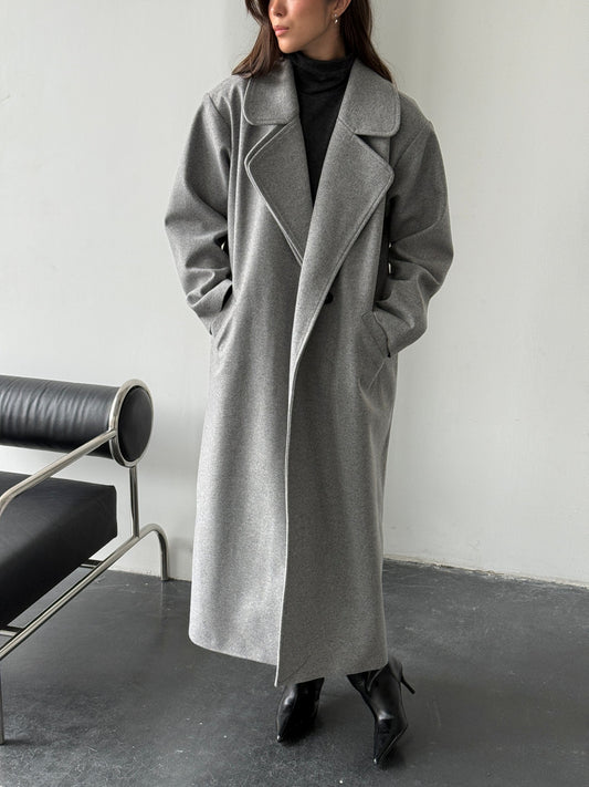 Пальто з подвійним бортом