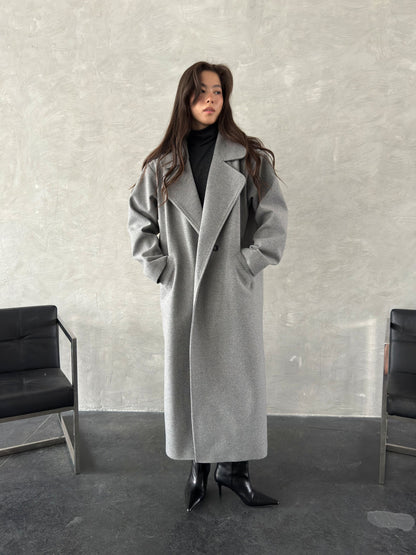 Пальто з подвійним бортом