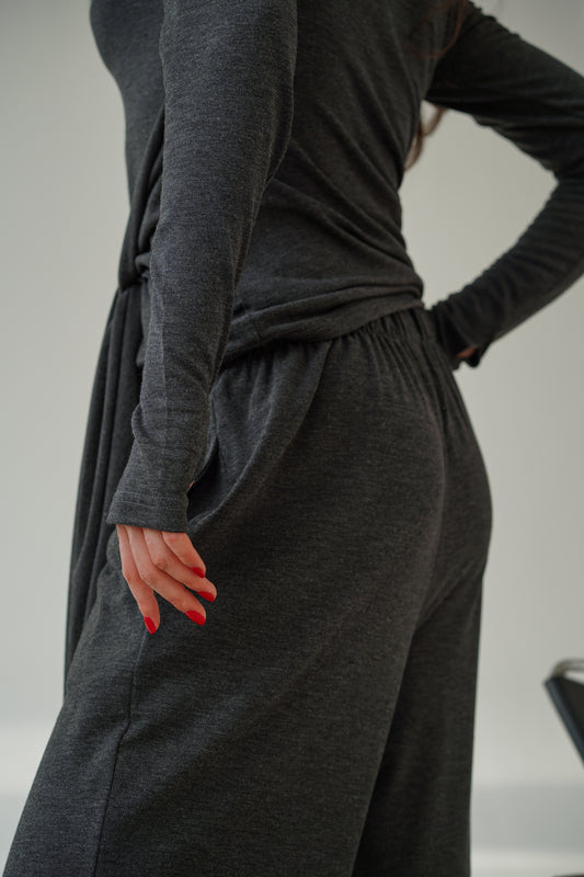 Лонгслів з трикотажу