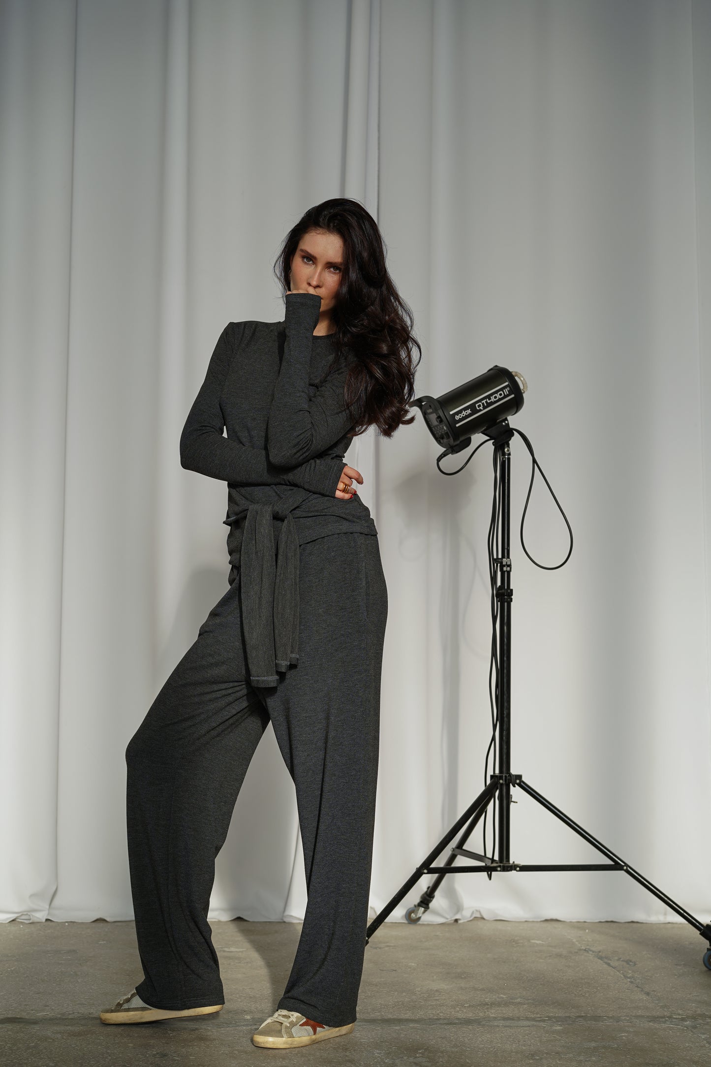 Штани з трикотажу