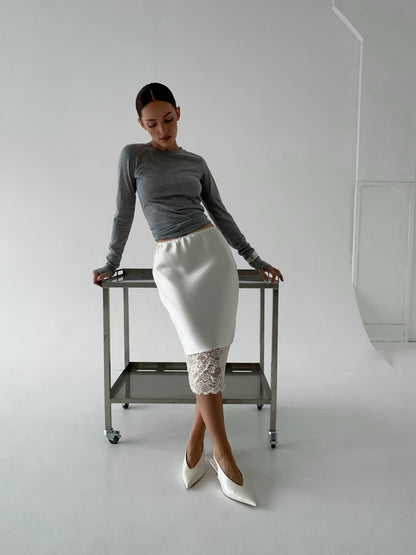 Спідниця з сатину