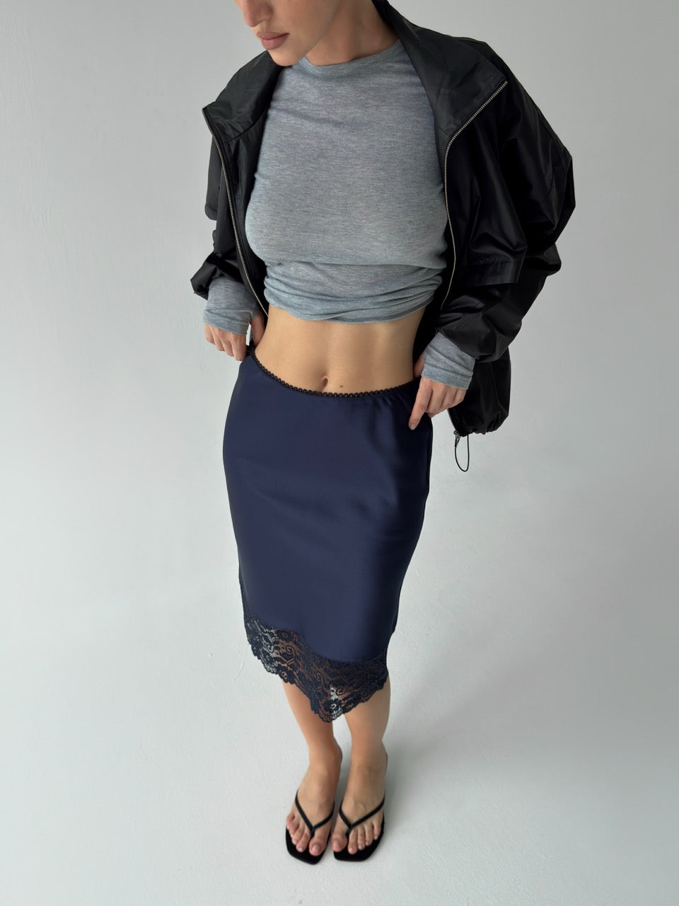 Спідниця з сатину