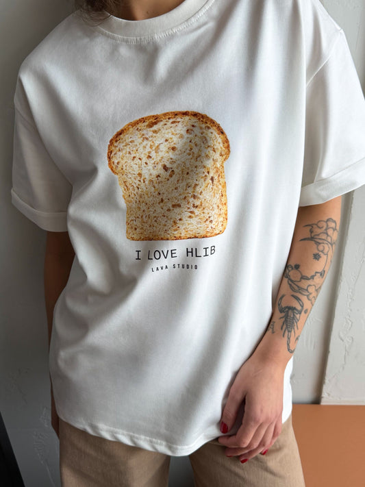 Футболка «I love hlib»