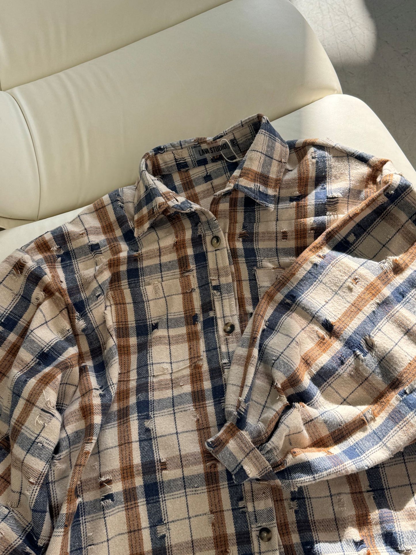 Сорочка тепла картата