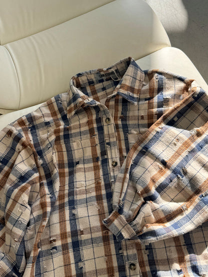 Сорочка тепла картата