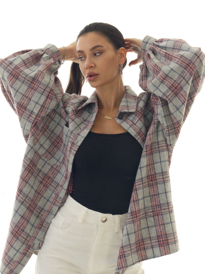 Сорочка тепла картата