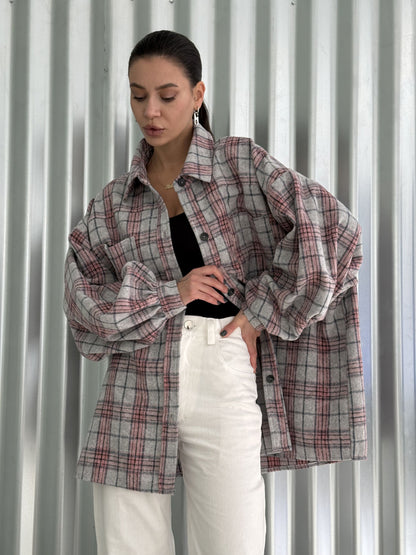 Сорочка тепла картата