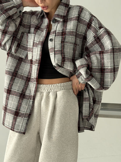 Сорочка тепла картата