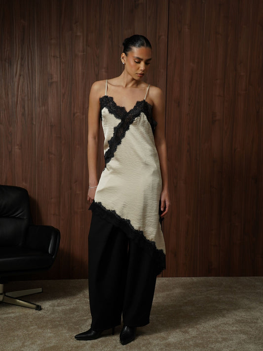 Комбінація з мереживом