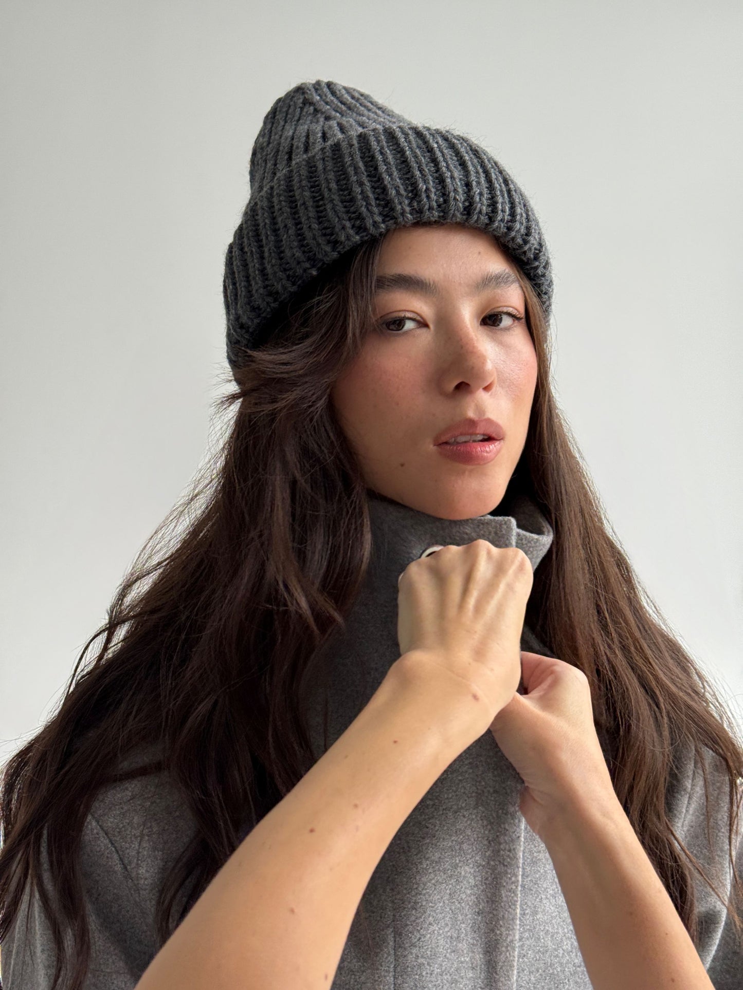 Шапка з крупної в’язки