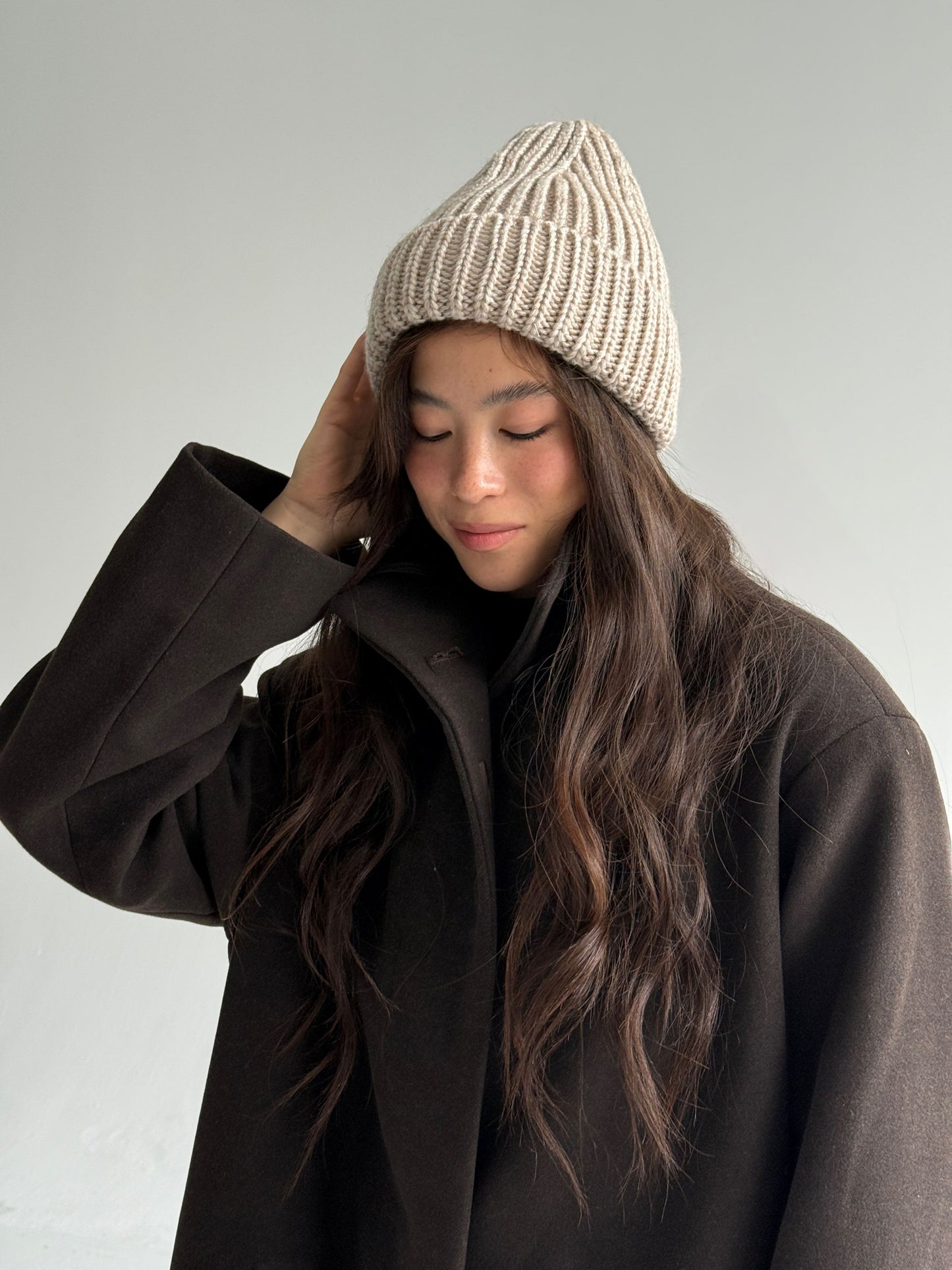 Шапка з крупної в’язки