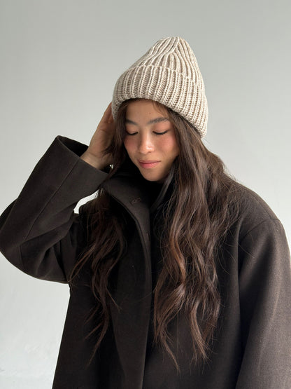 Шапка з крупної в’язки