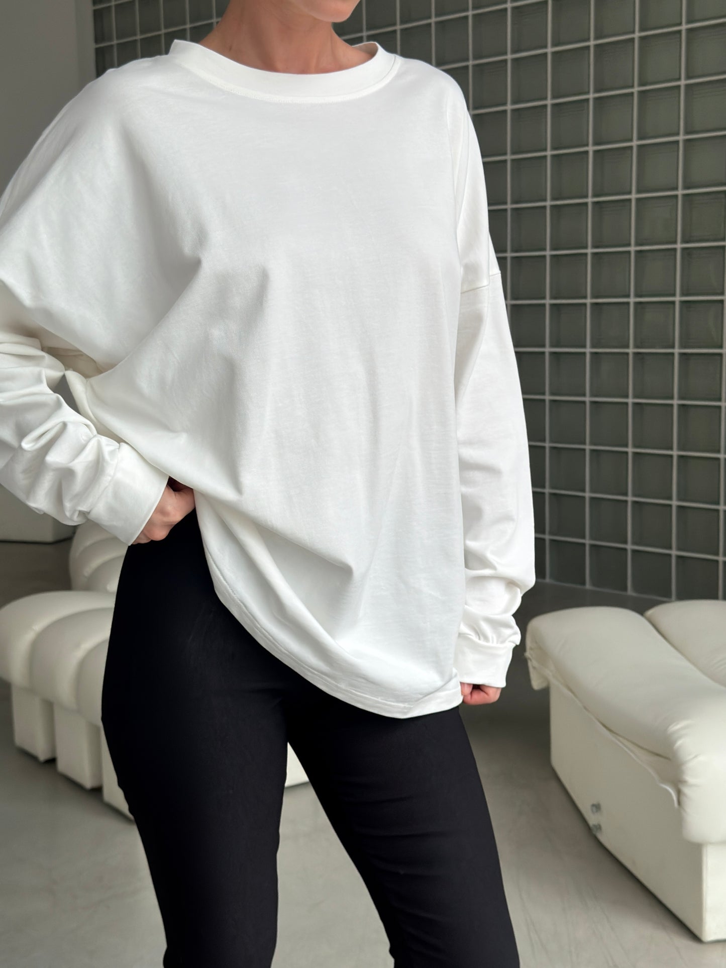 Лонгслів мега оверсайз