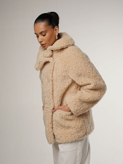 Шуба з екохутра