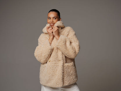 Шуба з екохутра