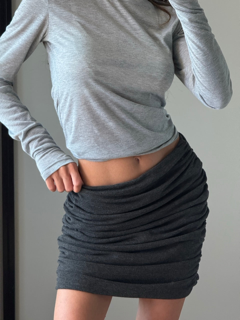 Трикотажна спідниця