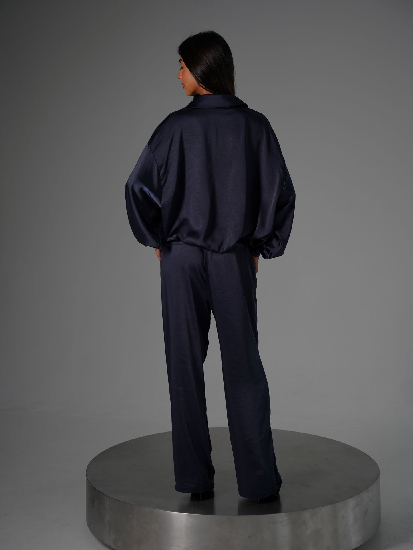 Сатиновий костюм з сорочкою