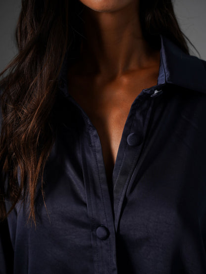 Сатиновий костюм з сорочкою