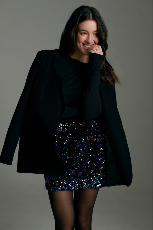 Спідниця-шорти в паєтку