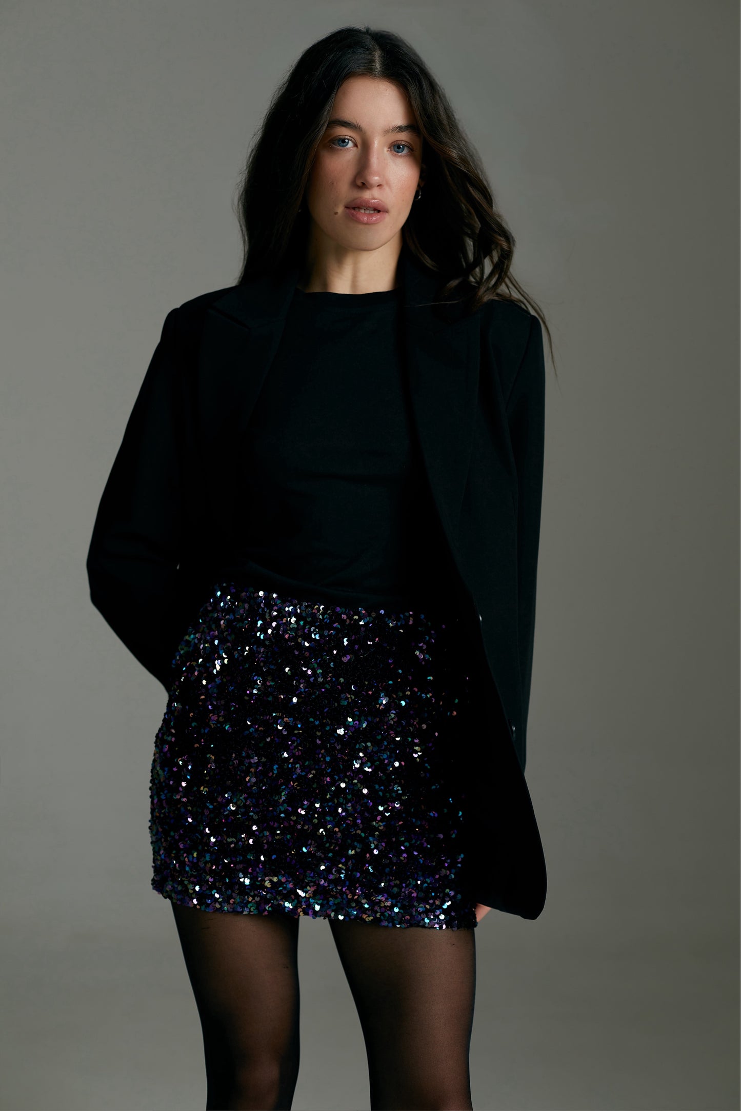 Спідниця-шорти в паєтку