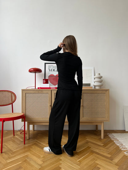 Лонгслів з трикотажу