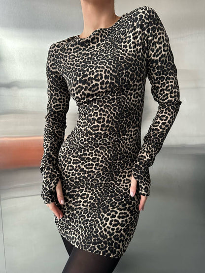 Сукня леопард