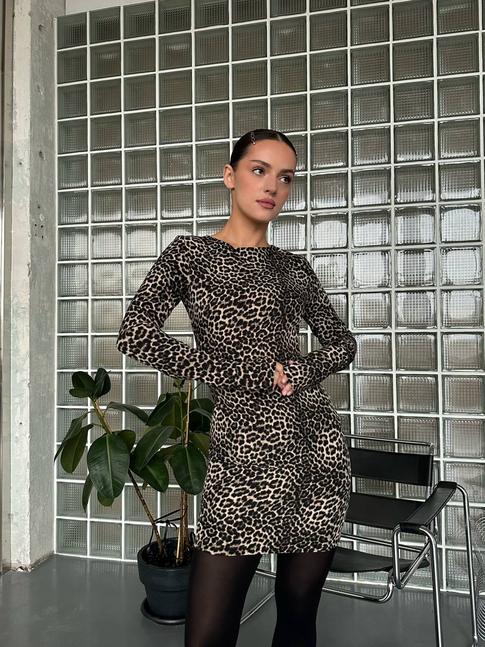 Сукня леопард