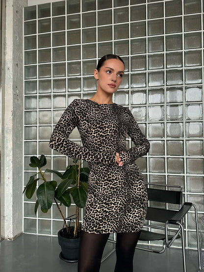 Сукня леопард